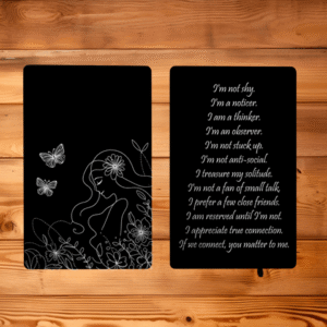 I'm Not I Am Metal Memento Card