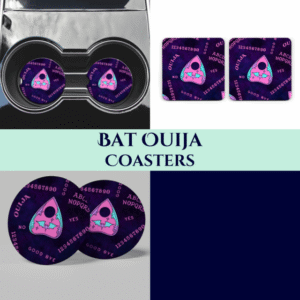 Bat Ouija Coasters