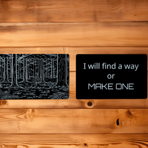 Find A Way Metal Memento Card