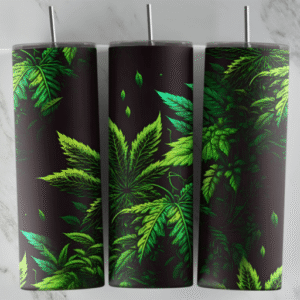Green Cannabis Tumbler