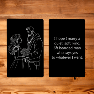 I Hope I Marry Metal Memento Card