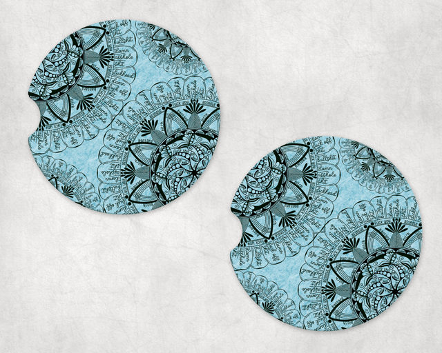 Multi Cuss Mandala Coasters - Image 3