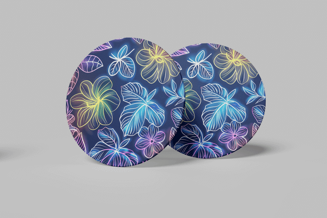 Neon Tropicals Coasters - Image 4