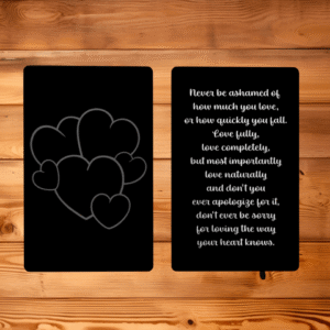 Never Be Ashamed Metal Memento Card