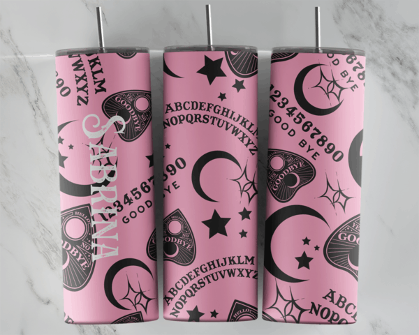Pink Ouija Tumbler - Image 2