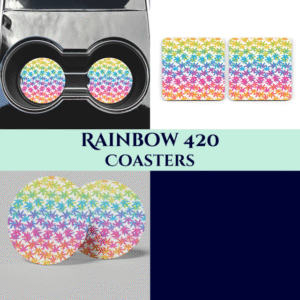 Rainbow 420 Coasters
