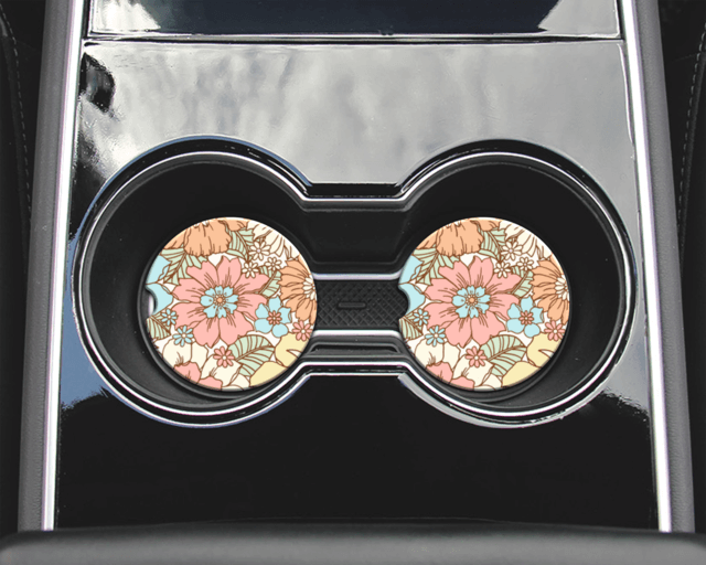 Retro Floral Coasters - Image 2