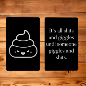 Shits and Giggles Metal Memento Card