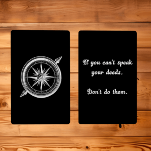 Speak Your Deeds Metal Memento Card