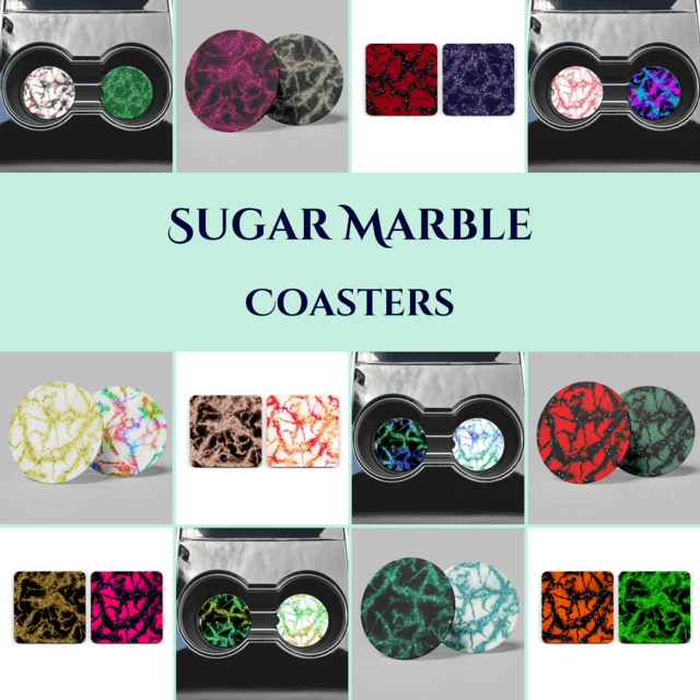 Sugar Marble Coasters