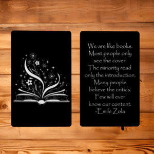 We Are Like Books Metal Memento Card