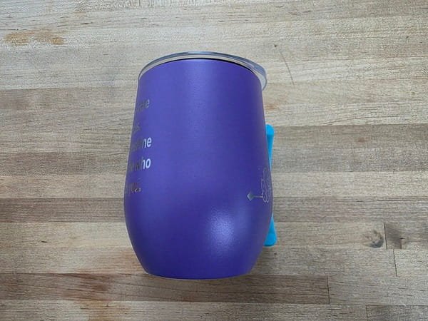 Self Care Like a Cactus Engraved Wine Tumbler - Image 2