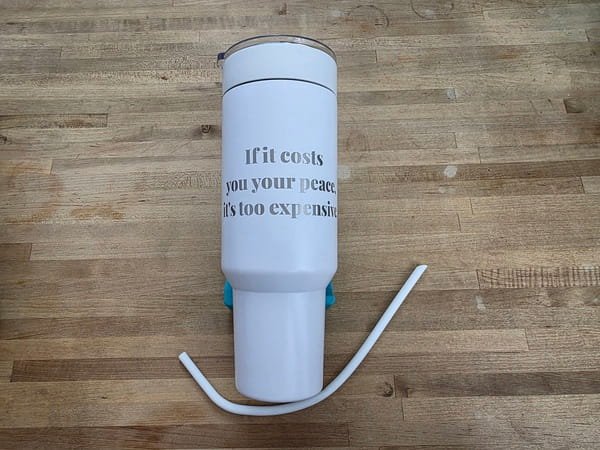 Costs You Your Peace 40oz Engraved Tumbler