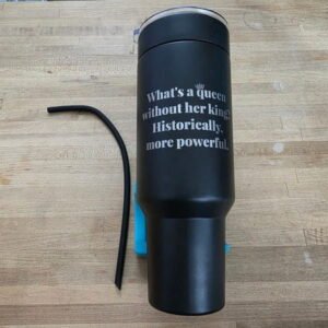 *Misfit* Whats a Queen 40oz Engraved Tumbler