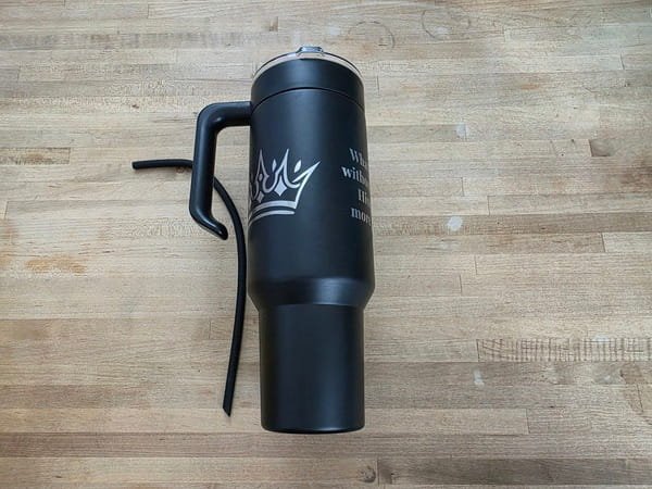 *Misfit* Whats a Queen 40oz Engraved Tumbler - Image 4